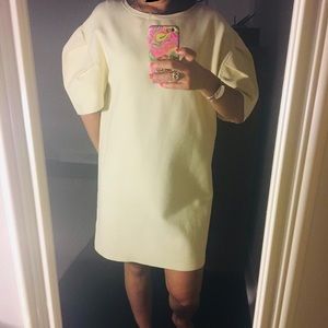 Cream Zara dress NEW WITH TAGS S